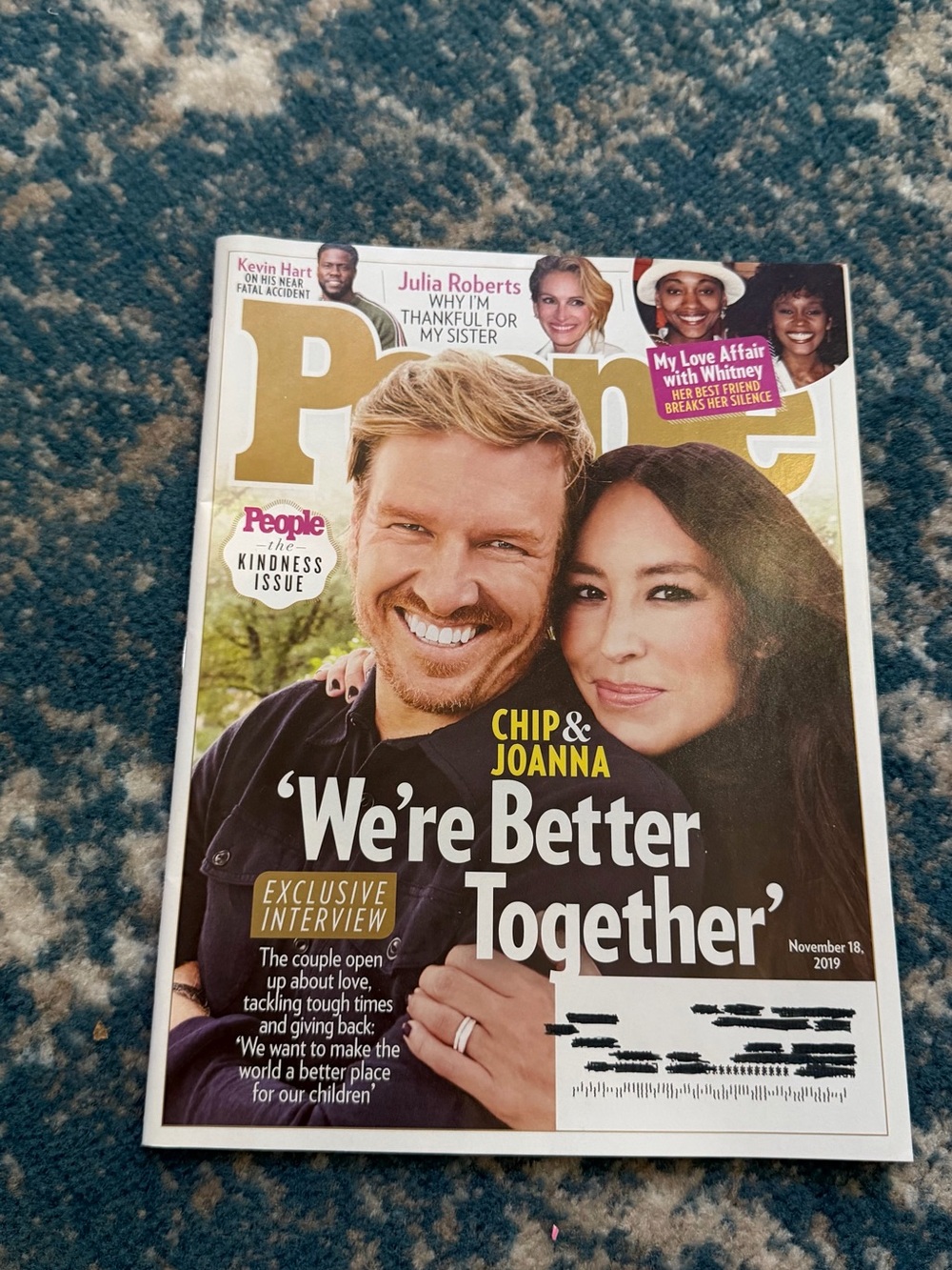 People Magazine November 18, 2019 - Chip & Joanna Cover (White)
